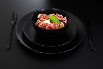 ripening ham and figs