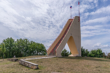 The Monument Siklos on Vapnik hill