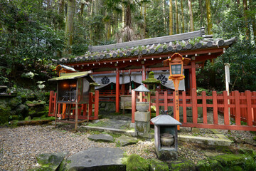 Naklejka premium 宝山寺 五社明神 奈良県生駒市