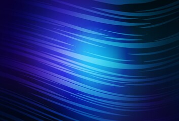 Fototapeta premium Dark BLUE vector blurred and colored pattern.