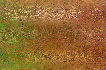 Golden Abstract  decorative paper texture  background  for  artwork  - Illustration