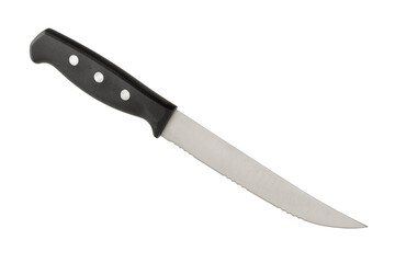Kitchen knife isolated on white
