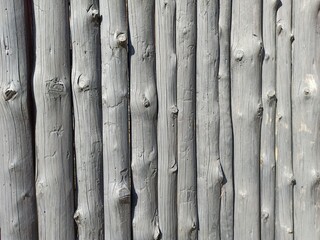 Background from boards of wooden fence. Grunge texture