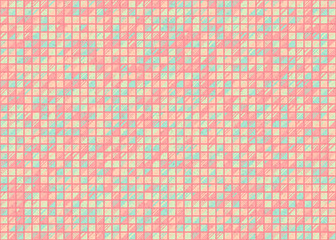 Abstract Geometric Pattern generative computational art illustration
