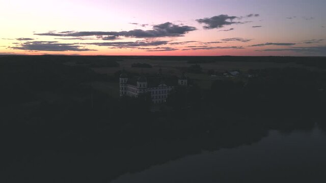Skokloster Castle at Sunset by Drone