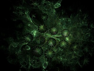 Imaginatory fractal abstract background Image