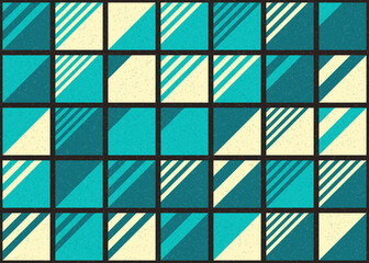 Abstract Geometric Pattern generative computational art illustration