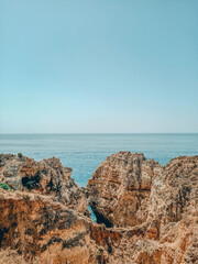 Falaise aride et randonnée sur la Ponta de Piedade - Algarve