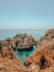 Falaise, crique et randonn&eacute;e sur la Ponta de Piedade - Algarve