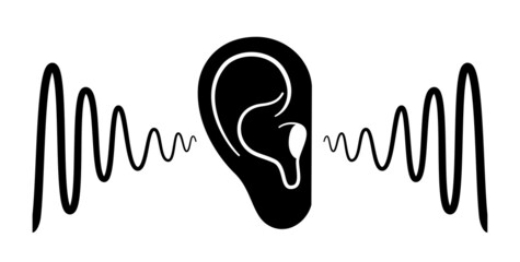 Human hearing icon
