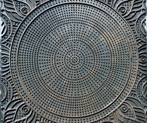 rubber mat as a texture for the background, close up