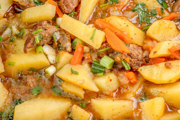 Sauce with meat and spices