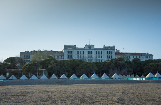  Hotel des Bains on Lido di Venezia ,Italy,march,2019