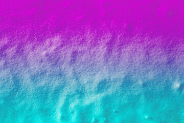 Colored snow texture with pink, blue, magenta colors for art design backgrounds
