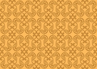 Traditional Seamless Pattern Retro Style Batik