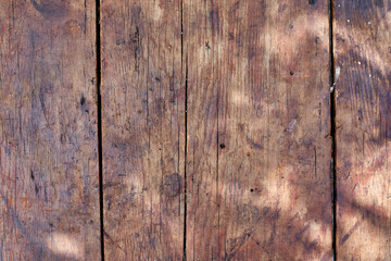 Dirty wood plank background. Wood texture. Front view with copy space.