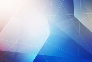 Obraz premium Light Blue, Yellow vector background with polygonal style.