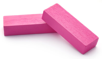 Colorful wooden blocks