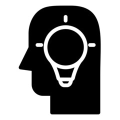 brainstorming icon vector for your design element