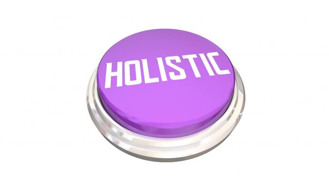Holistic Button Integrate Whole Perspective Entire Picture 3d Animation