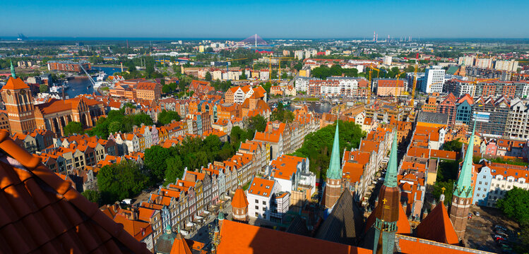 Image of landscape of Gdansk in the Poland.