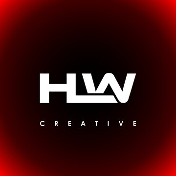 HLW Letter Initial Logo Design Template Vector Illustration