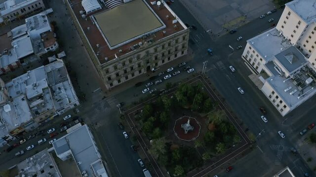 Aerial View of the Government Palace in Chihuahua Mexico