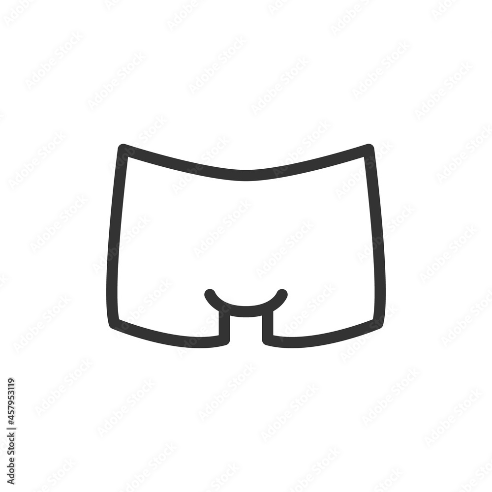 Canvas Prints vector panty line icon.