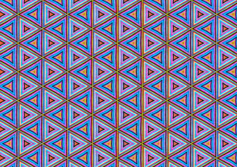 Seamless geometric pattern for background used , Colorful clothes background ,
