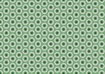 Seamless geometric pattern in green  for background used, colorful pattern