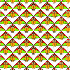 seamless pattern with colorful kites