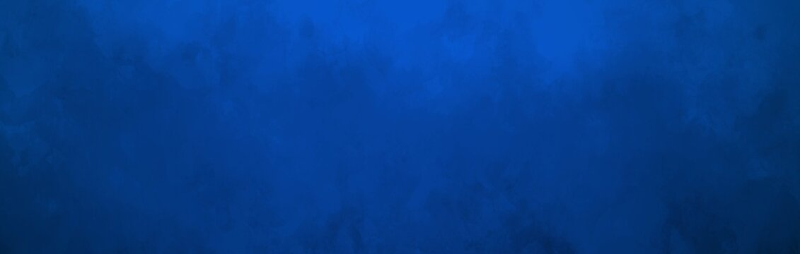 Dark blue background, light texture and soft blur design, elegant luxury blue color banner or mottled metal background
