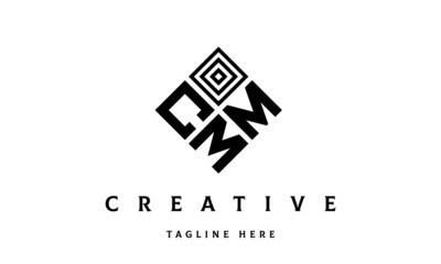 Fototapeta premium CMM rectangle three latter logo