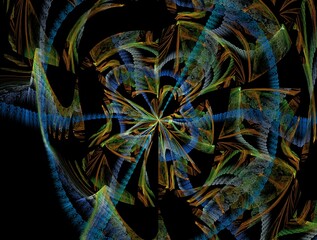 Imaginatory fractal abstract background Image
