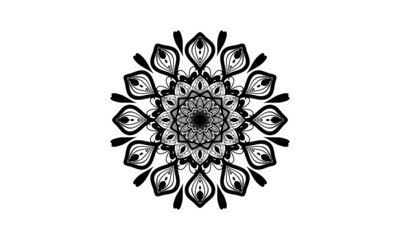 Black Mandala Design