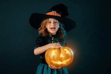 child on Halloween