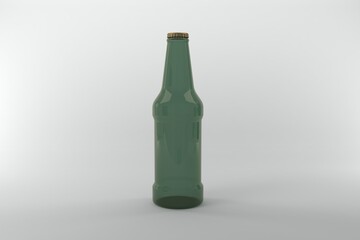 3D Rendered Bottles Mockup Template