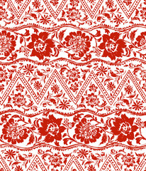 Abstract and seamless chintz pattern,