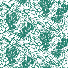 Seamless and impressive cute floral pattern,