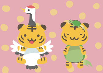 着ぐるみ寅_鶴亀