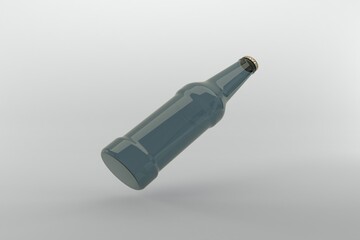 3D Rendered Bottles Mockup Template