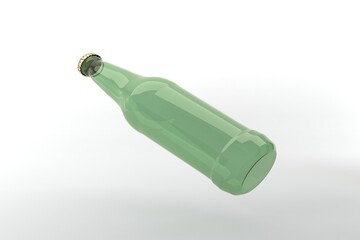 3D Rendered Bottles Mockup Template