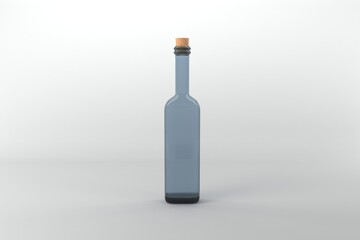 3D Rendered Bottles Mockup Template