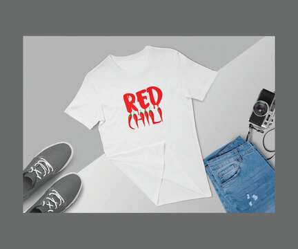 Red Chili T-Shirt Design.