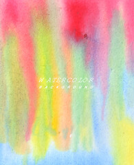 Beautiful hand painted watercolor background