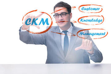 Customer knowledge management marketing concept