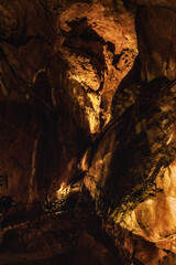 Interior of Dachstein Mammoth Cave, Krippenstein Austria.