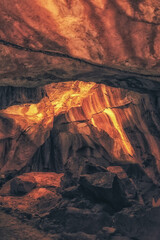Interior of Dachstein Mammoth Cave, Krippenstein Austria.