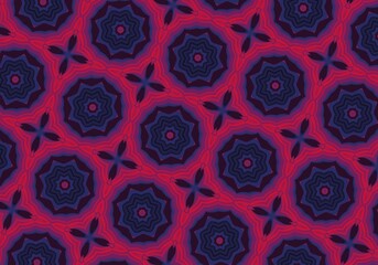 Psychedelic pattern. Flow purple pink Ethnic Floor Ornate Geometric Pattern Ink. Summer Floral Batik Tile. Chic Lisbon Mosaic Pattern. Portuguese Geometric Flower Ikat. Bohemian Ethnic Dye.