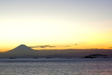 葉山からの夕景